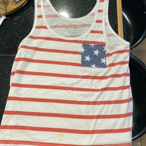 American flag tank